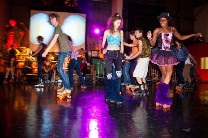 80s roller disco outfit